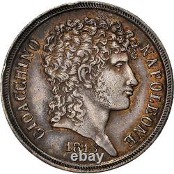#970723 Coin, ITALIAN STATES, NAPLES, Joachim Murat, 2 Lire, 1813, AU, Sil, ve