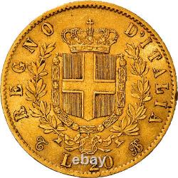 #971099 Coin, Italy, Vittorio Emanuele II, 20 Lire, 1863, Torino, EF, G