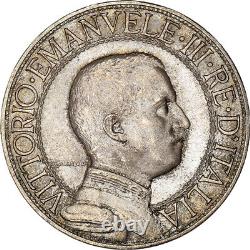 #971604 Coin, Italy, Vittorio Emanuele III, 2 Lire, 1908, Rome, AU, Silver, KM