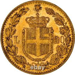 #972024 Coin, Italy, Umberto I, 20 Lire, 1881, Rome, MS, Gold, KM21
