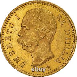 #972977 Coin, Italy, Umberto I, 20 Lire, 1882, Rome, MS, Gold, KM21