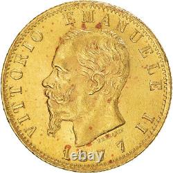#973224 Coin, Italy, Vittorio Emanuele II, 20 Lire, 1877, Rome, MS, Gol