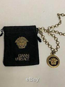 AUTHENTIC VINTAGE GIANNI VERSACE VINTAGE'90s MEDUSA COINS NECKLACE