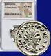 Ancient Roman Silver Coin Philip I 244-249 AD AR Double Denarius NGC Choice AU