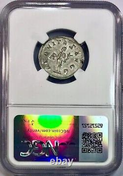 Ancient Roman Silver Coin Philip I 244-249 AD AR Double Denarius NGC Choice AU
