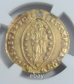 Association Shipwreck Gold Zecchino Holed Treasure Coin by shipwreckcoins. Com