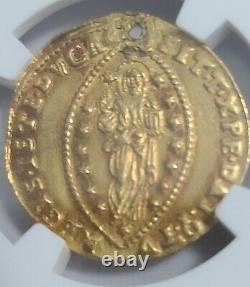 Association Shipwreck Gold Zecchino Holed Treasure Coin by shipwreckcoins. Com