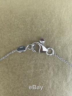 Authentic 18kt WHITE Gold Diamond 0.35, 7 Station Necklace by Roberto Coin