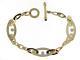 Authentic 18kt Yellow Chic N shine Link Bracelet withdiamonds by Roberto Coin