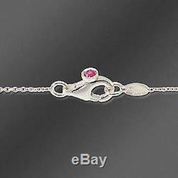 Authentic 5 Station Diamond 18kt WHITE Gold Necklace by Roberto Coin