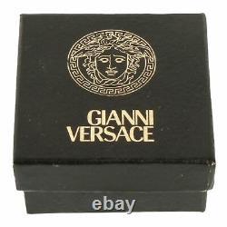 Authentic Gianni Versace Gold-tone Medusa coin bracelet