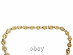 Authentic Gianni Versace rare vintage Gold-tone coin belt