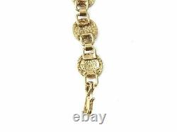 Authentic Gianni Versace rare vintage Gold-tone coin belt