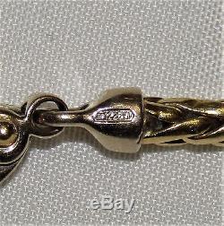 Authentic Roberto Coin 1226 VI 18K Gold Mesh Rope Bracelet 8.9 Grams 7 58 L