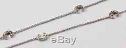Authentic Roberto Coin 18k White Gold Diamonds Initial Letter C Necklace Pendant