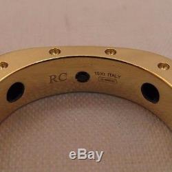 Authentic Roberto Coin Pois Moi 18K Mens Square Ring Size 11 No Reserve