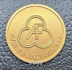 Avir Finanziaria 18K Gold Investor Doubloon