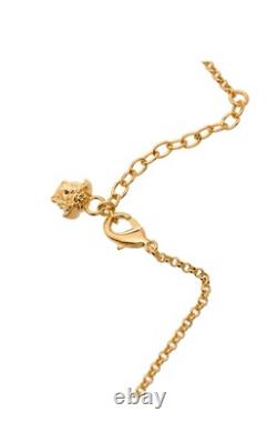 BNWT Versace Medusa Gold Coin Pendant Necklace