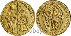 Beautiful 1400-13 Gold Coin Venice Italy Ducat Michael Steno Fr. 1230 PCGS MS64