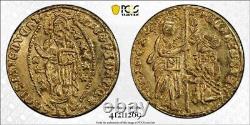 Beautiful 1400-13 Gold Coin Venice Italy Ducat Michael Steno Fr. 1230 PCGS MS64