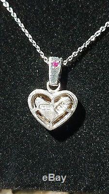 Beautiful Roberto Coin Diamond Heart necklace