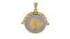 Bellezza 500 Lira Coin Bronze Flip Pendant