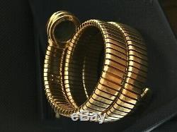Bulgari 18k Serpenti Tubogas Ancient Coin Bracelet