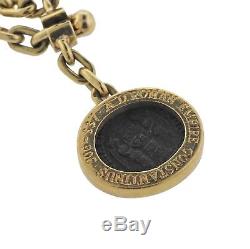 Bulgari Monete Roman Empire Ancient Coin Gold Key Chain