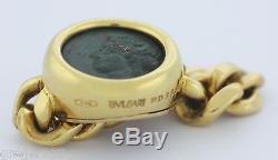 Bvlgari Bulgari 18k Yellow Gold 3rd Cent Bc Ancient Coin Ring 13 Grams Size 7