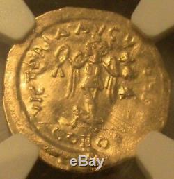 Byzantine Empire Gold Coin Justinian 1 AD 527-565 AV Tremissis
