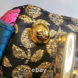 CHRISTIAN LACROIX Italy Rare jewels beaded vintage evening bag sac