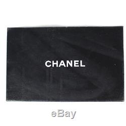 Chanel Black Caviar Wallet Leather Gold CC Quilted Flap Coin Purse Bag