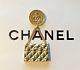 Chanel Coin Matelasse CC Handbag Pendant Pin Brooch D12 Made in Italy MINT