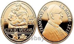 City of Vatican 2013 The Sistine Madonna 100 Euro Gold Proof Coin withBox & COA