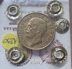 Coin Gold Kingdom D' Italy 20 Livres Bundle 1923 Rare Sealed BB / Spl Subalpina