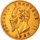 Coin, Italy, Vittorio Emanuele II, 20 Lire, 1865, Torino, EF, Gold