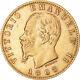 Coin, Italy, Vittorio Emanuele II, 20 Lire, 1868, Torino, AU, Gold