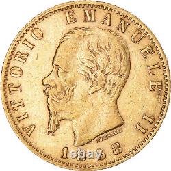 Coin, Italy, Vittorio Emanuele II, 20 Lire, 1868, Torino, AU, Gold