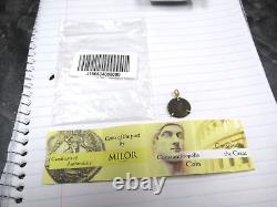 Coins of Past Milor Italy Constantine I The Great Bronze Coin 18K Gold Pendant