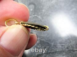 Coins of Past Milor Italy Constantine I The Great Bronze Coin 18K Gold Pendant
