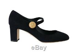 DOLCE & GABBANA Shoes Blue Suede Gold Coin Mary Jane s. EU40 / US9.5 RRP $650