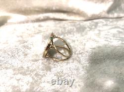 Eterna Gold 14k Yellow Gold Italian 20-lire Coin Ring, Size 7 (m4361g-24)