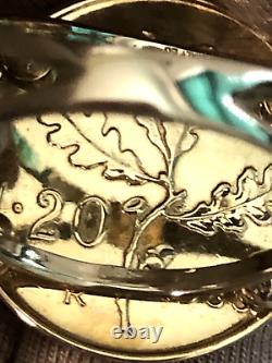 Eterna Gold 14k Yellow Gold Italian 20-lire Coin Ring, Size 7 (m4361g-24)