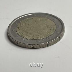 Euro coin 2 Euro coin Italy 2002 Dante Alighieri Rare Mint Mark R