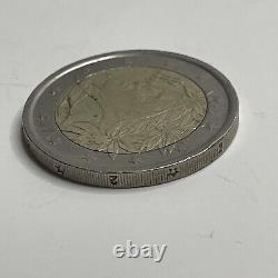 Euro coin 2 Euro coin Italy 2002 Dante Alighieri Rare Mint Mark R