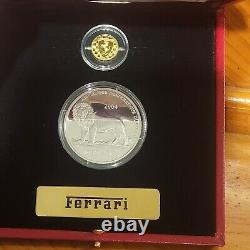 Ferrari 2004 Silver Gold Coin Set very Rare