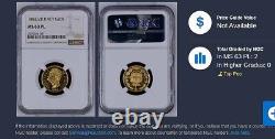 GEM 1883 / 2 R ITALY Gold 20 Lire Overdate Error PROOF Coin TOP POP NGC MS 63 PL