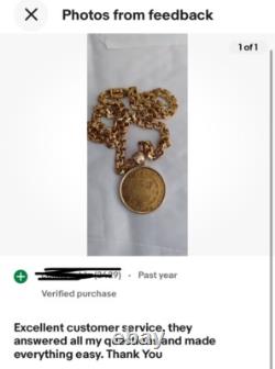 GOLd 14k Bezel 50 pesos pendant solid moneda centenario coin frame bisel