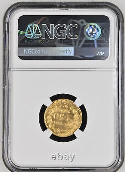 Gem! Italy Papal States (Vatican) 1859 Plus IX 2.5 Scudo NGC 65+ Gold Coin