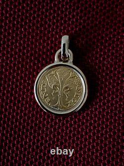 Gold Coin Pendant 16K Italy